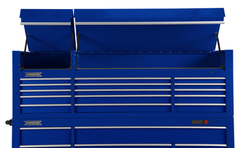 Proto® 550S 88" Top Chest - 15 Drawer, Gloss Blue - USA Tool & Supply