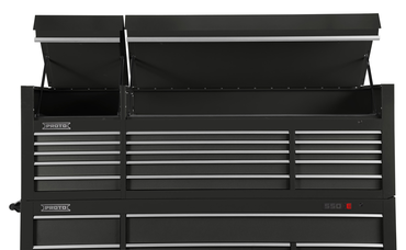 Proto® 550S 88" Top Chest - 15 Drawer, Dual Black - USA Tool & Supply