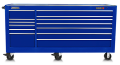 Proto® 550S 88" Workstation - 13 Drawer, Gloss Blue - USA Tool & Supply