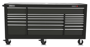 Proto® 550S 88" Workstation - 18 Drawer, Dual Black - USA Tool & Supply