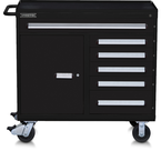 Proto® 560S 45" Workstation- 6 Drawer & 1 Shelf- Dual Black - USA Tool & Supply