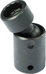 Proto® 1/4" Drive Universal Impact Socket 12 mm - 12 Point - USA Tool & Supply