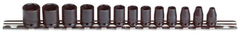 Proto® 1/4" Drive 13 Piece Metric Impact Socket Set - 6 Point - USA Tool & Supply