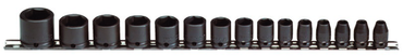 Proto® 3/8" Drive 15 Piece Impact Socket Set - 6 Point - USA Tool & Supply
