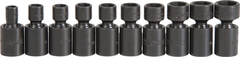 Proto® 3/8" Drive 10 Piece Metric Universal Impact Socket Set - 6 Point - USA Tool & Supply