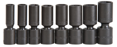 Proto® 1/2" Drive 8 Piece Deep Universal Impact Socket Set - 6 Point - USA Tool & Supply