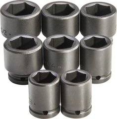 Proto® 3/4" Drive 8 Piece Impact Socket Set - 6 Point - USA Tool & Supply