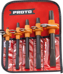 Proto® Tether-Ready 5 Piece Cold Chisel Set - USA Tool & Supply
