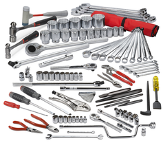 Proto® 92 Piece Heavy Equipment Set With Top Chest J442719-8RD - USA Tool & Supply