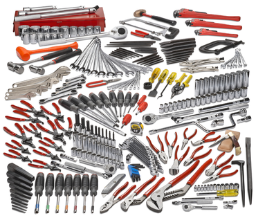 Proto® 248 Piece Metric Intermediate Set With Roller Cabinet J553441-8SG - USA Tool & Supply