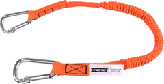 Proto® Elastic Lanyard With 2 Stainless Steel Carabiners - 25 lb. - USA Tool & Supply