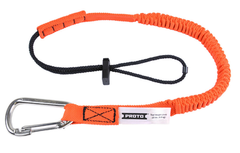 Proto® Elastic Lanyard With Stainless Steel Carabiner - 15 lb. - USA Tool & Supply