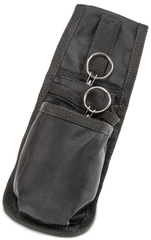 Proto® Tethering D-Ring Pouch with Two Pockets and Retractable Lanyard - USA Tool & Supply