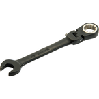 Proto® Black Chrome Combination Locking Flex-Head Ratcheting Wrench 9/16" - Spline - USA Tool & Supply