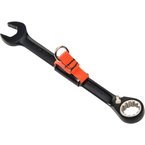 Proto® Tether-Ready Black Chrome Combination Reversible Ratcheting Wrench 1/2" - Spline - USA Tool & Supply