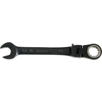 Proto® Black Chrome Combination Locking Flex-Head Ratcheting Wrench 11 mm - Spline - USA Tool & Supply