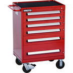 Proto® 460 Series Roller Cabinet - 6 Drawer, Red - USA Tool & Supply