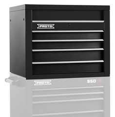 Proto® 550S 34" Top Chest - 4 Drawer, Dual Black - USA Tool & Supply