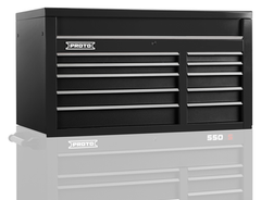 Proto® 550S 50" Top Chest - 10 Drawer, Dual Black - USA Tool & Supply