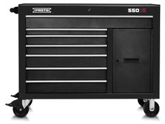 Proto® 550S 50" Workstation - 7 Drawer & 1 Shelf, Dual Black - USA Tool & Supply