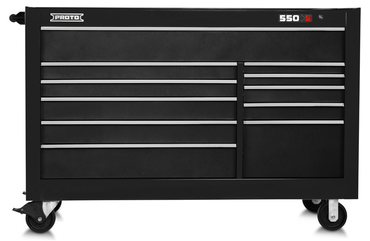 Proto® 550S 66" Workstation - 11 Drawer, Dual Black - USA Tool & Supply