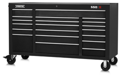 Proto® 550S 67" Workstation - 20 Drawer, Dual Black - USA Tool & Supply