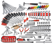 Proto® 148 Piece Starter Maintenance Tool Set With Roller Cabinet J442742-7RD - USA Tool & Supply