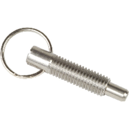 Pull Ring Retractable 3/8″–16, Locking without Locking Element, Steel Zinc Chromate - USA Tool & Supply