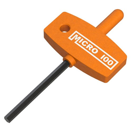 ‎"Quik" "T" Style Handle Hex Wrench (Fits: QC-1 QC-1LH QC-2 Locating/Locating Screws) - USA Tool & Supply