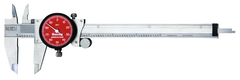 #R120A-6 - 0 - 6'' Measuring Range (.001 Grad.) - Dial Caliper with Letter of Certification - USA Tool & Supply