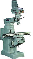 Electronic Variable Speed Vertical Mill UL - R-8 Spindle - 9 x 49'' Table Size - 3HP - 3PH - 220V Motor - USA Tool & Supply