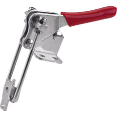 1000 lbs Vertical U-Hook Flanged Base Latch Clamp - USA Tool & Supply