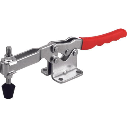 750 lbs U-Bar Flanged Base Horizontal Hold-Down Clamp - USA Tool & Supply