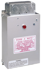 Heavy Duty Static Phase Converter - #PAM-100HD; 1/3 to 3/4HP - USA Tool & Supply