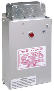 Heavy Duty Static Phase Converter - #PAM-200HD; 3/4 to 1-1/2HP - USA Tool & Supply