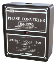 Series 1 Phase Converter - #1400B; 3 to 5HP - USA Tool & Supply