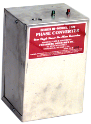 Heavy Duty Static Phase Converter - #3500; 7-1/2 to 10HP - USA Tool & Supply