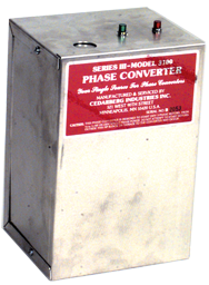 Heavy Duty Static Phase Converter - #3300; 2 to 3HP - USA Tool & Supply