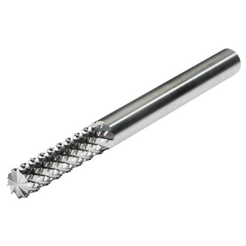 RDB-40 3/16 Dia. × 2 OAL Diamond-Cut Fluting Pattern Routers - Uncoated - USA Tool & Supply