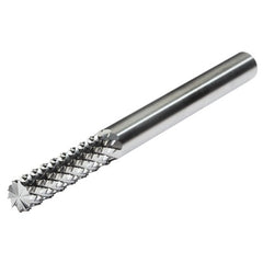 RDB-40 3/16 Dia. × 2 OAL Diamond-Cut Fluting Pattern Routers - Uncoated - USA Tool & Supply