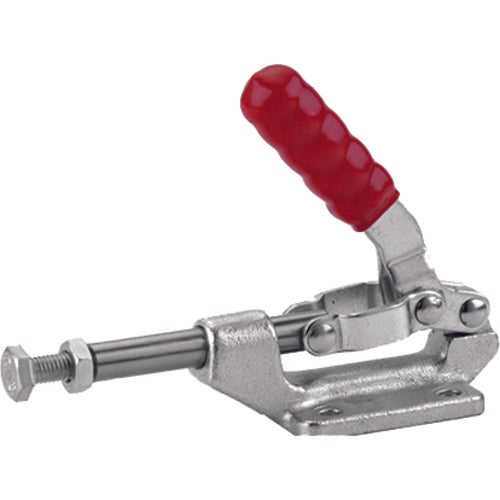 600 lbs 5/16-18 Base Mount 45 Deg. Handle Straight Line Clamp Internal Thread - USA Tool & Supply