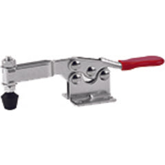 200 lbs U-Bar Flanged Base Horizontal Hold-Down Clamp - USA Tool & Supply