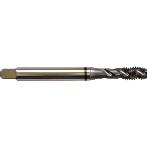 ‎12-28 H3 3 Flute Spiral Flute Semi-Bottoming Black Ring Tap-TICN - USA Tool & Supply