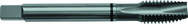 5/8-11 H5 3 Flute Spiral Pointed Plug Black Ring Tap-Steam Oxide - USA Tool & Supply