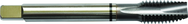 M12x1.25 D5 3 Flute Spiral Pointed Plug Black Ring Tap-TICN - USA Tool & Supply