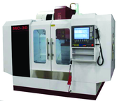 MC30 CNC Machining Center, Travels X-Axis 30",Y-Axis 18", Z-Axis 22" , Table Size 16.5" X 31.5", 25HP 220V 3PH Motor, CAT40 Spindle, Spindle Speeds 60 - 8,500 Rpm, 24 Station High Speed Arm Type Tool Changer - USA Tool & Supply