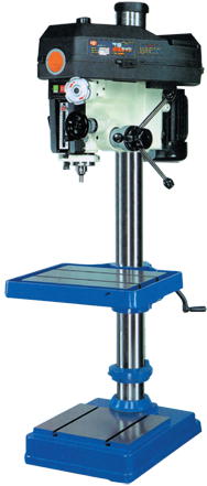 Square Table Floor Model Drill Press - Model Number RF400HSR8 - 16'' Swing; 1-1/2HP, 3PH, 220/440V Motor - USA Tool & Supply