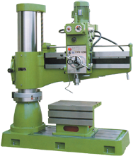 Radial Drill Press - #TPR1230 - 48-1/2'' Swing; 2HP, 3PH, 220V Motor - USA Tool & Supply