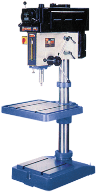 RF400V Variable Speed Floor Model Drill Press - 20'' Swing; 2HP, 3PH, 220V Motor - USA Tool & Supply