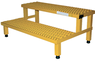 Work Mate Stand with Step - 60 x 24''; 500 lb Capacity - USA Tool & Supply